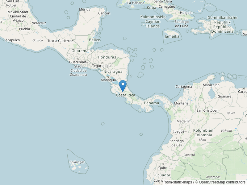Captura de pantalla del mapa con la indicación de la ubicación del DAAD